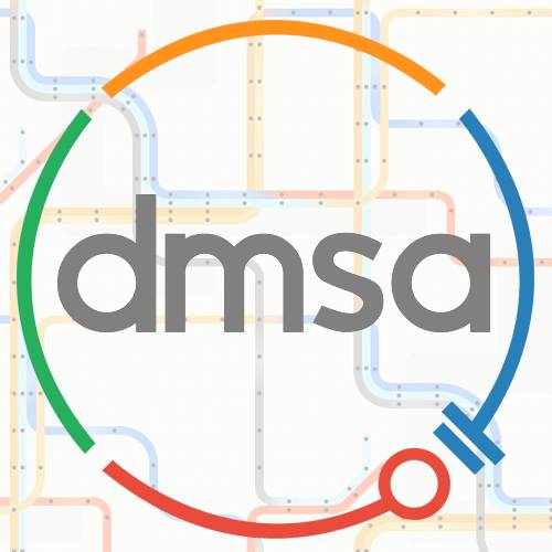 The Digital Media Students Association (DMSA) logo