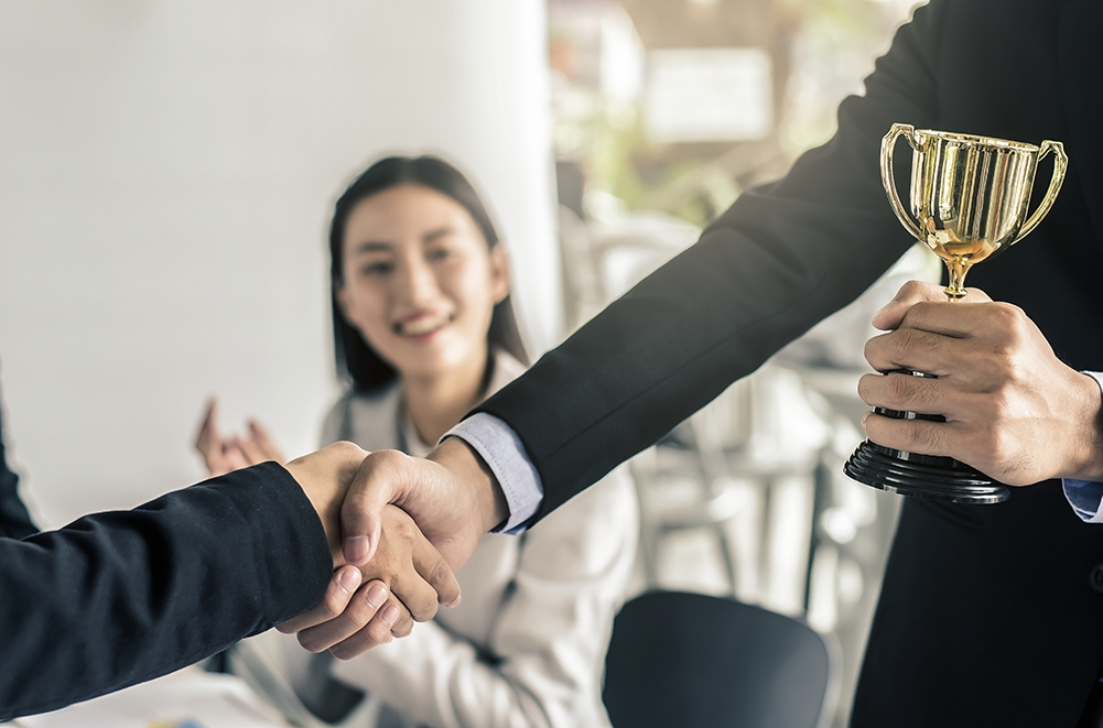 Employee awards presentation
