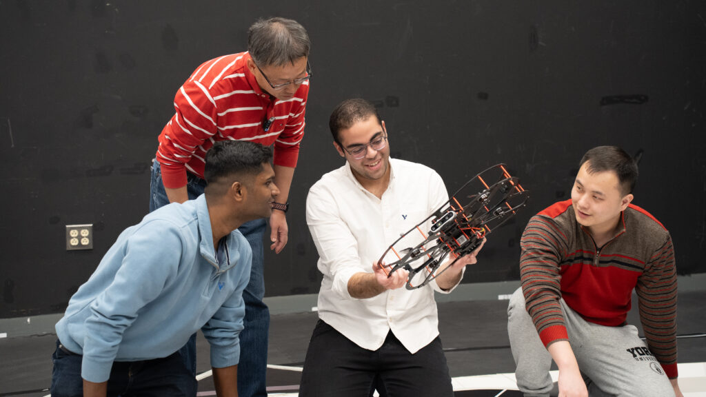Professor Jinjun Shan is helping to improve drone efficiencies