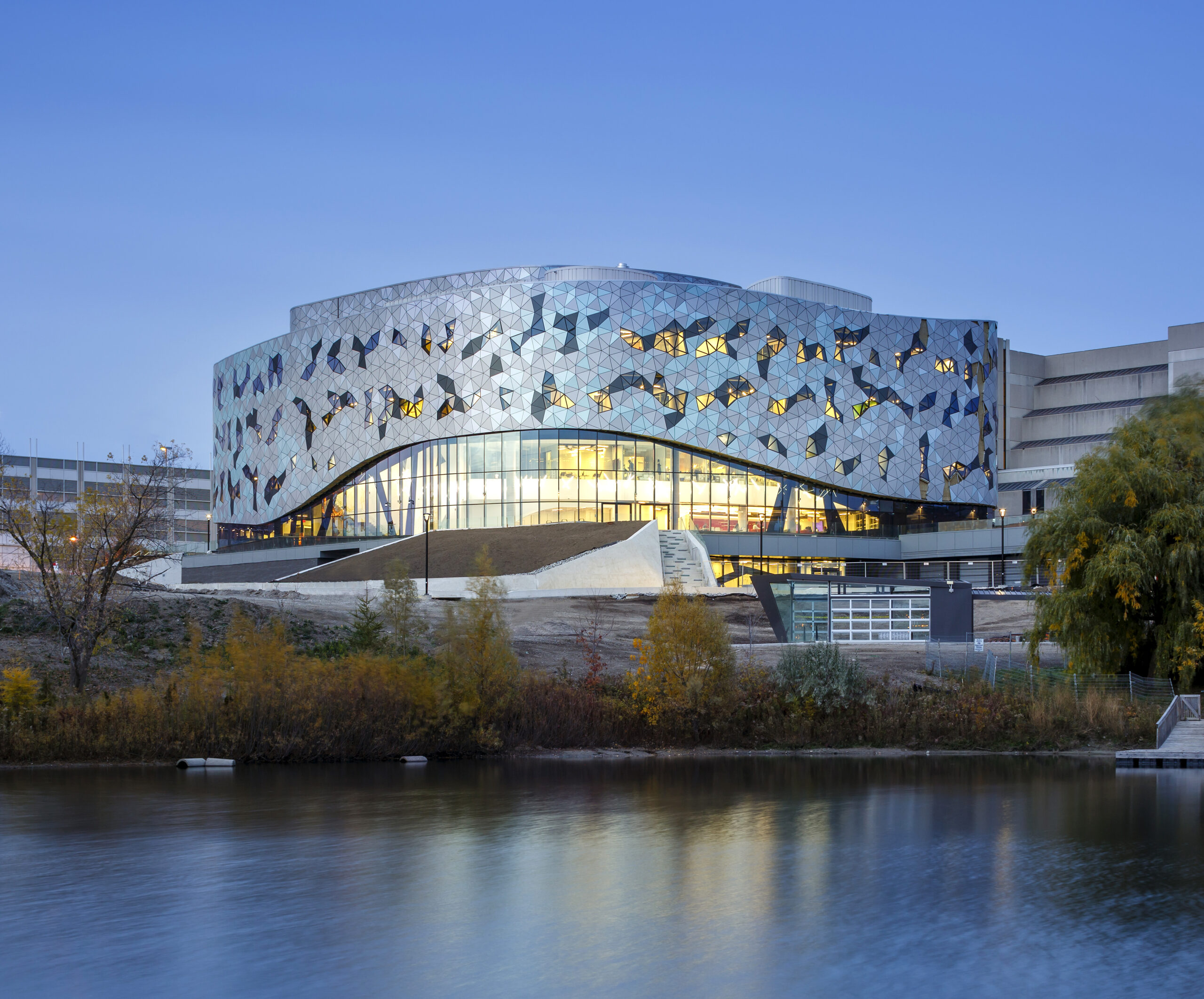 Bergeron Centre Pond view