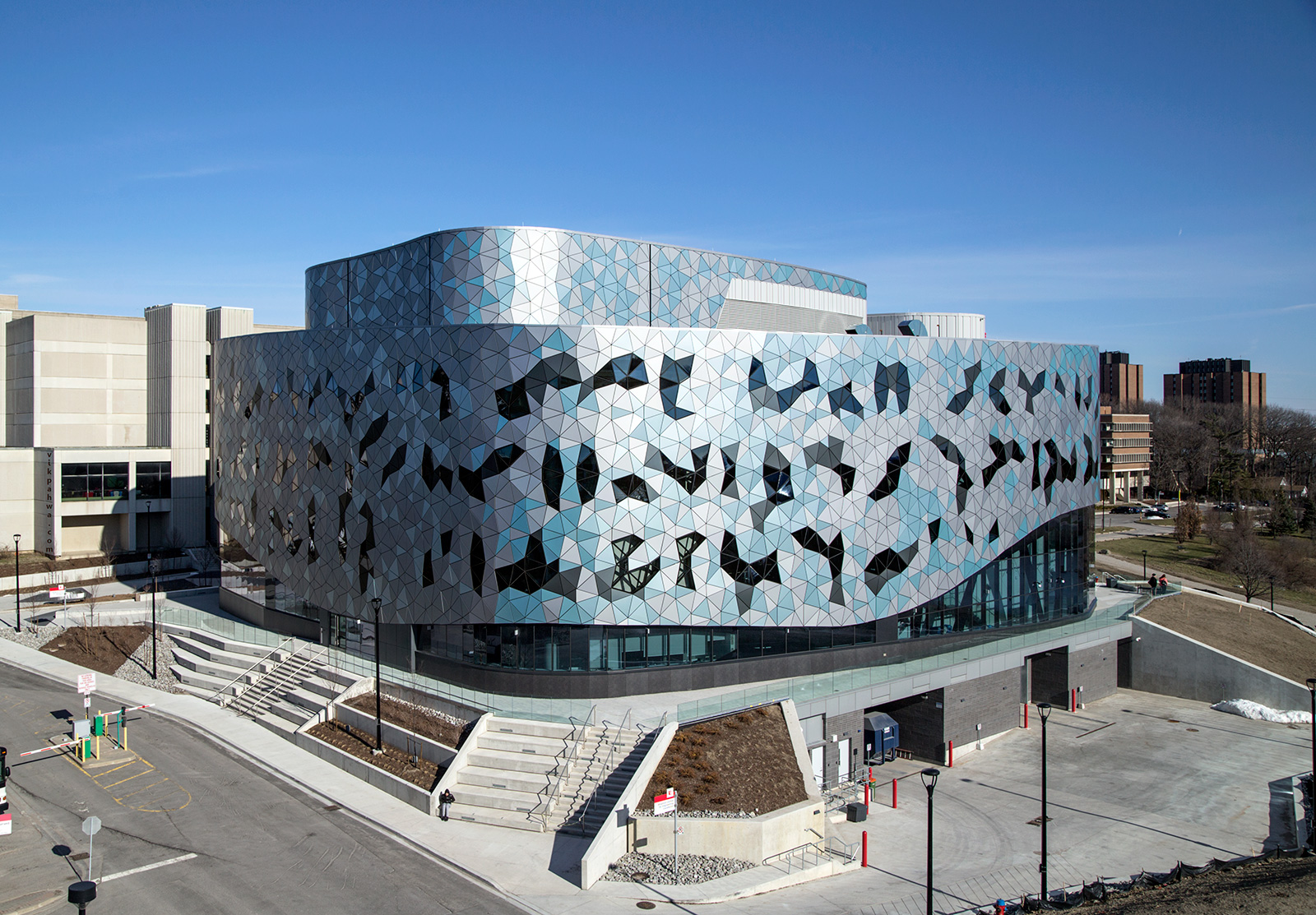 Lassonde Bergeron Building, clear sky, day time