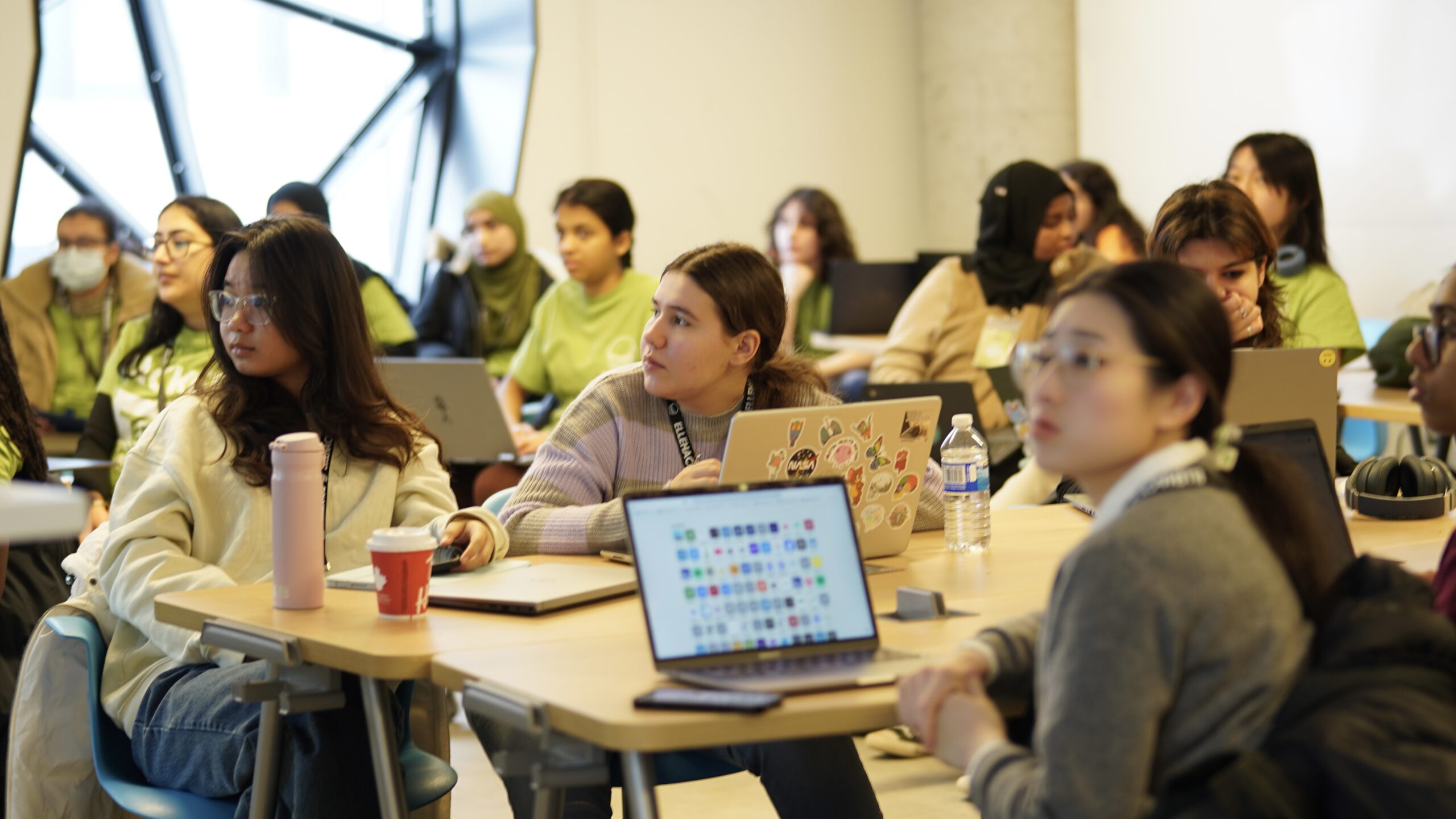 group of students learning in a classroom