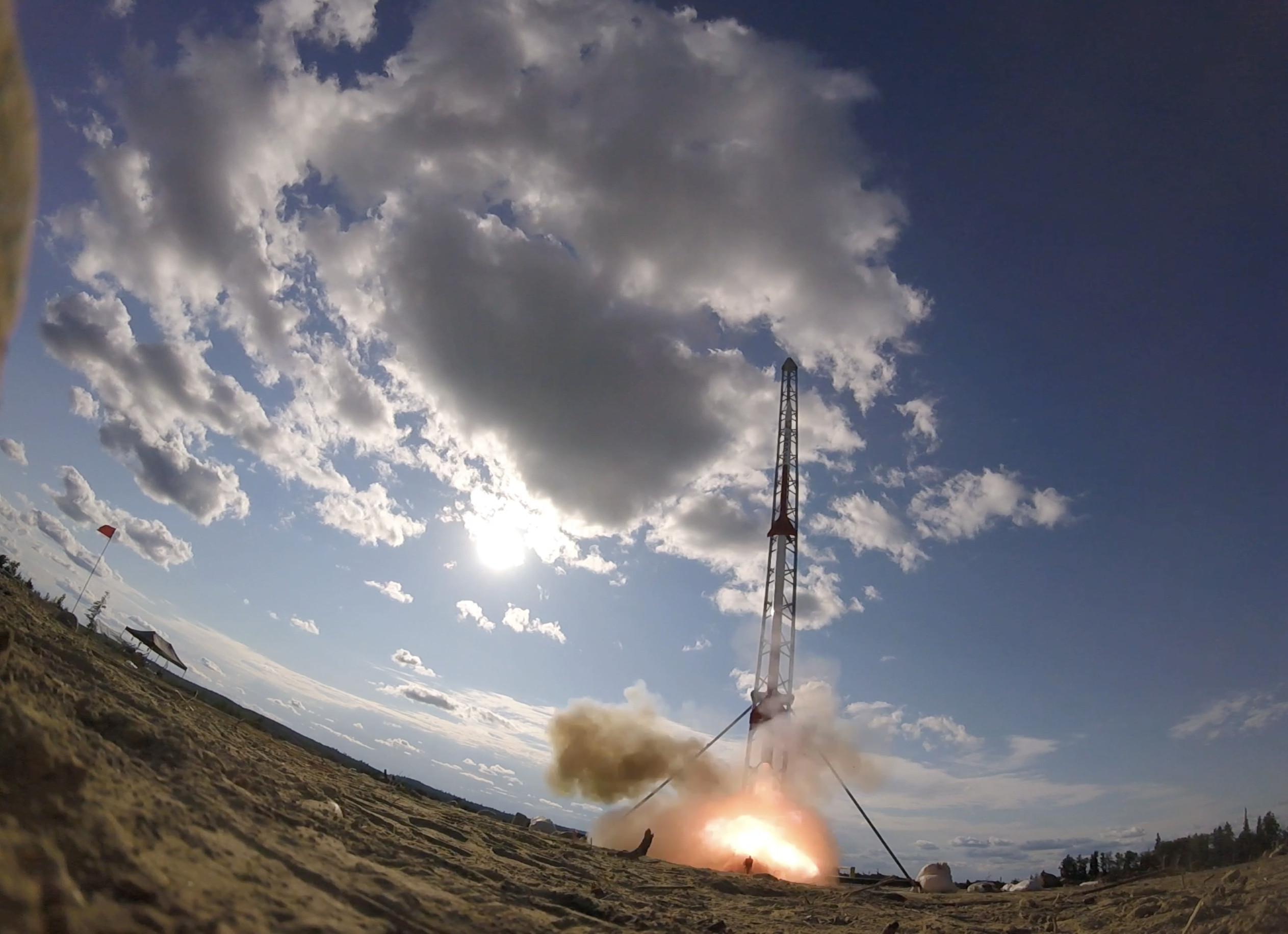 Rocket lunching