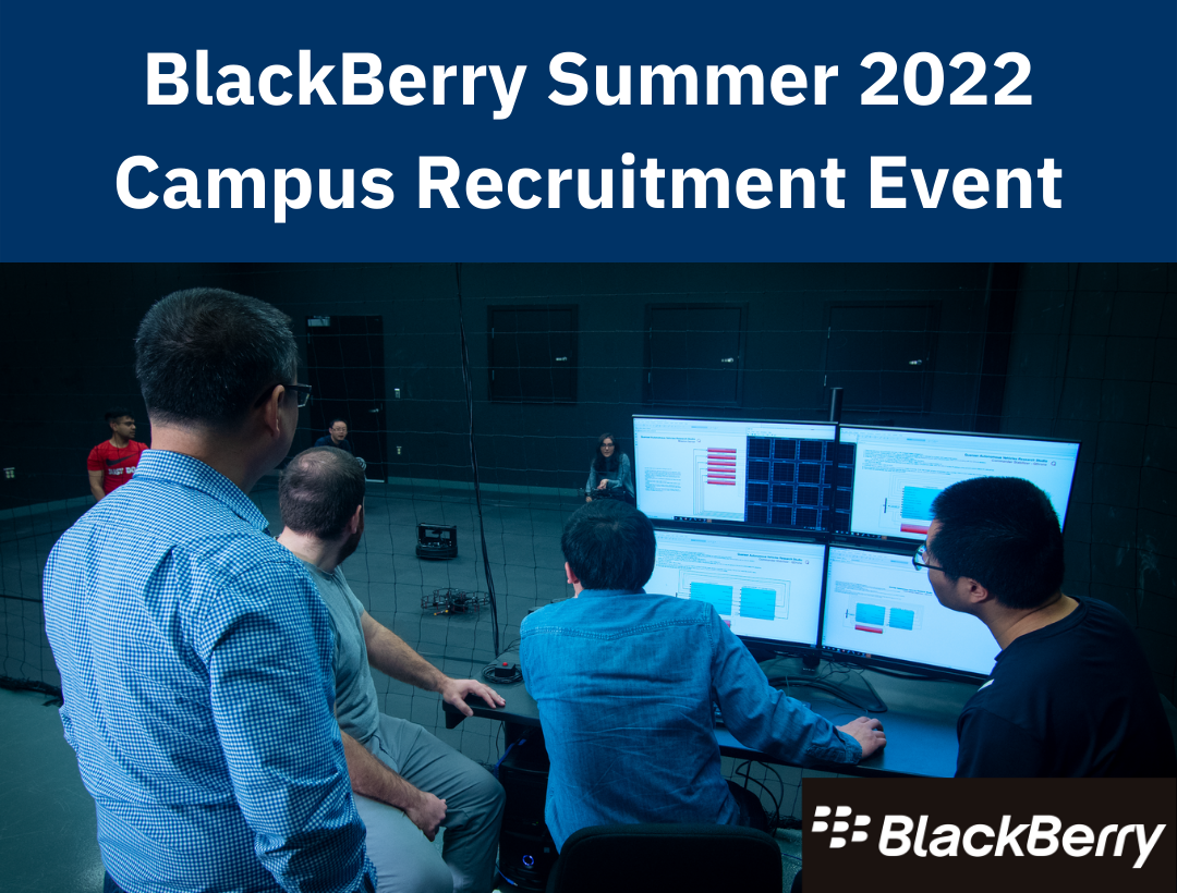BlackBerry Campus Recruitment 2022 Poster