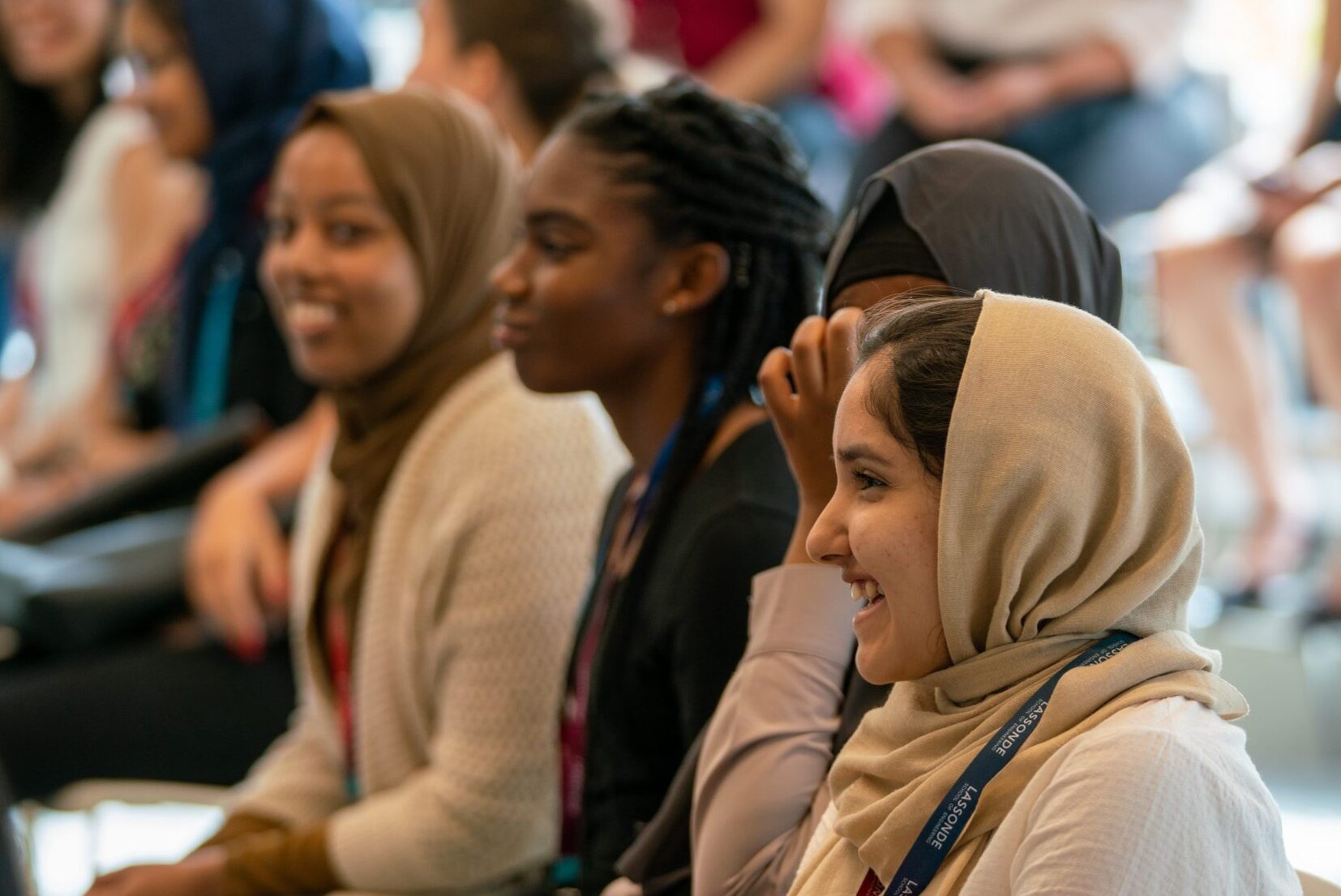 Participants of the Helen Carswell STEAM Program for Women at the program launch