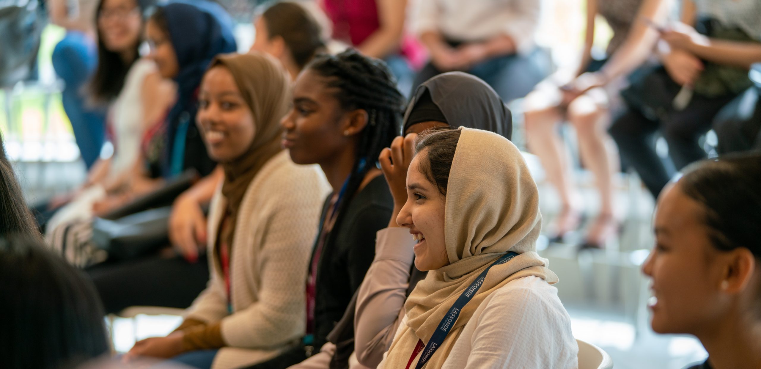 Participants of the Helen Carswell STEAM Program for Women at the program launch