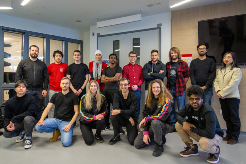 Professor Regina Lee and her lab group