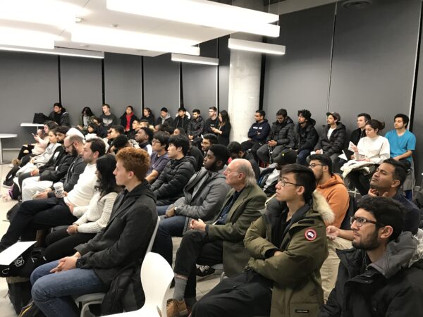 students audience at the 6th Mercier Seminar, BEST Lab, Lassonde