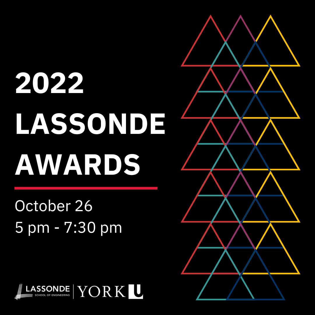 Lassonde Awards Ceremony Event Poster