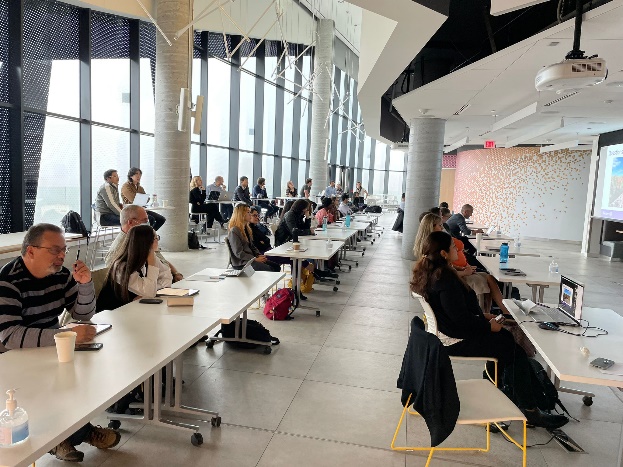 Lassonde ORF Alliance Meeting 2022, audience listening to presentation