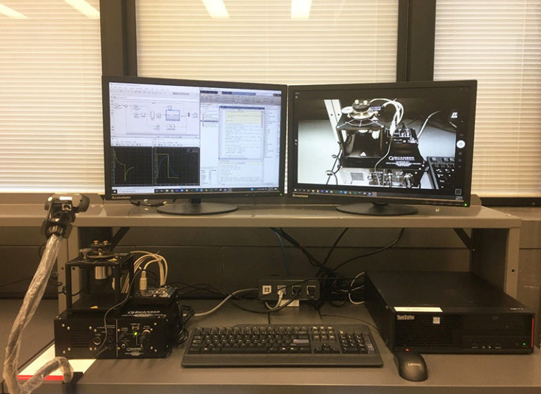 Figure 1: Remote lab setup