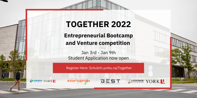 Together 2022 event details in front of the Schulich School of Business