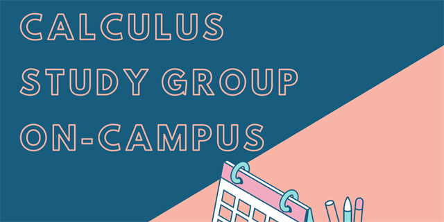 Calculus Study Group On-Campus Event Poster