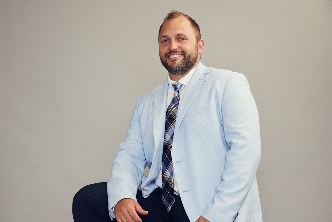 Portrait photo of Mitch Burnie, Assistant Dean of Students