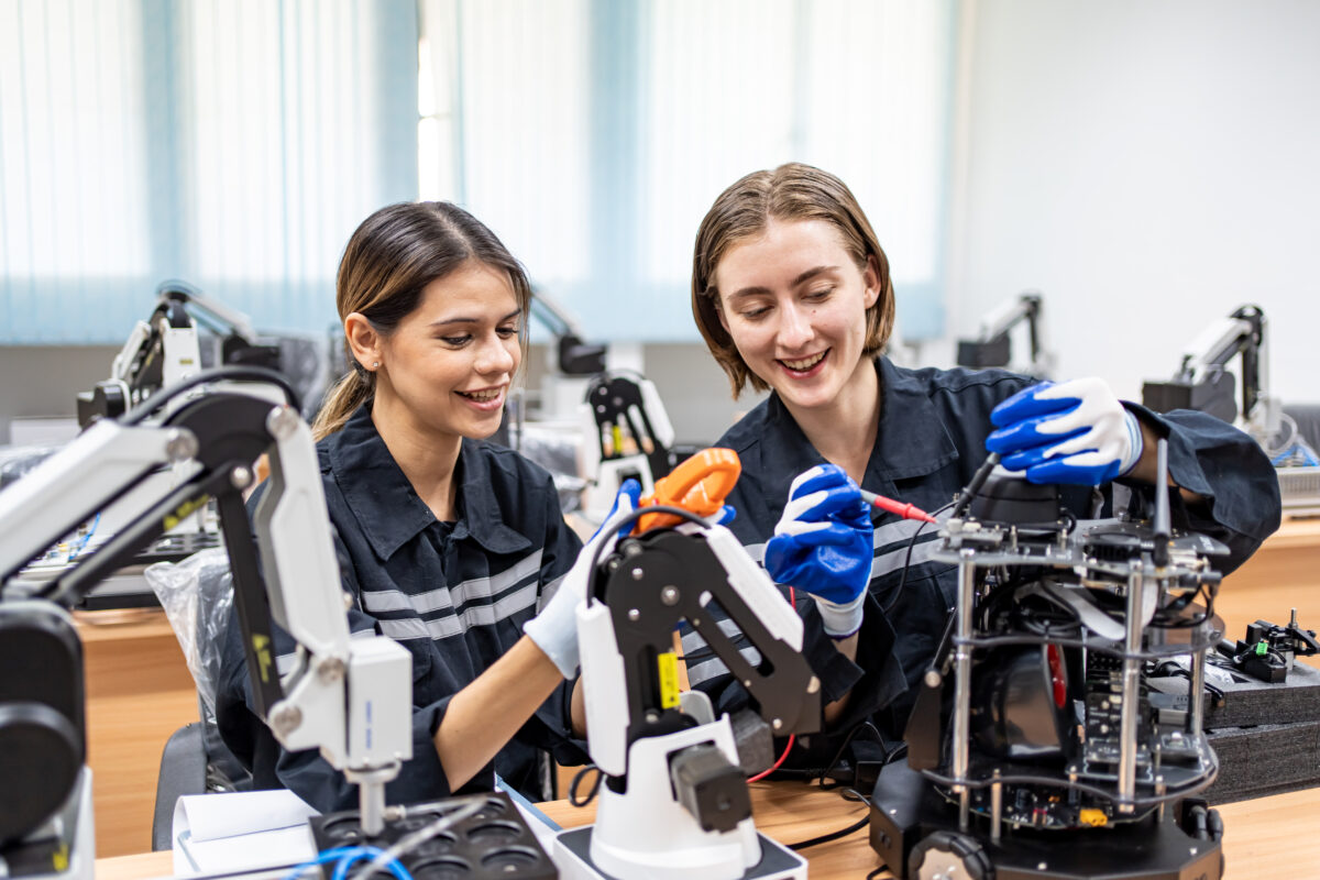 Female Engineer check